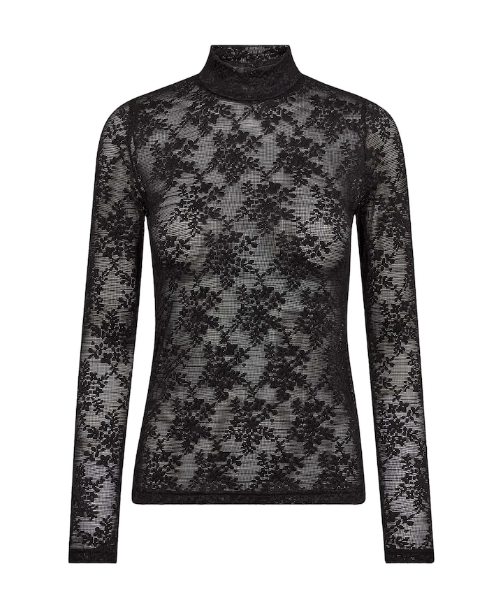 Dames longsleeve zwart