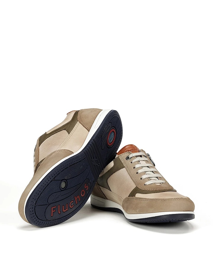 heren sneakers beige