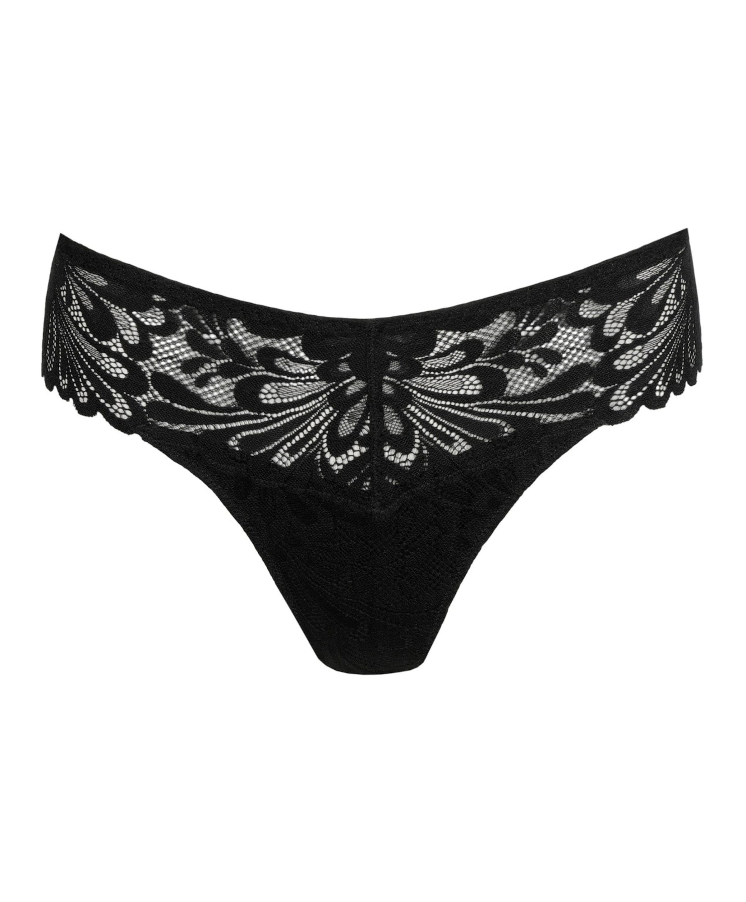Dames string zwart