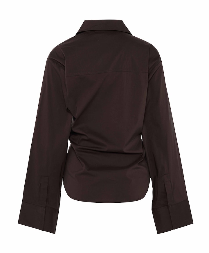 Dames blouse bruin