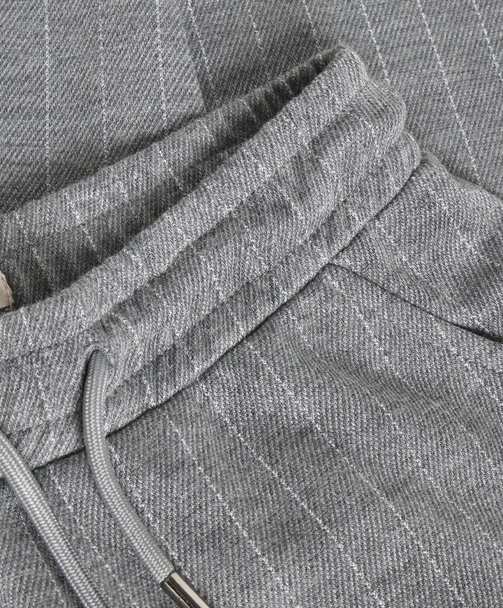 Stripe Pants jongens broek grijs