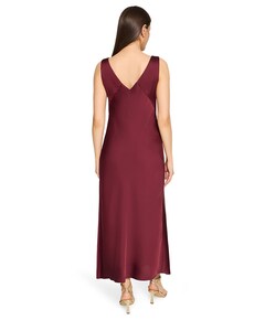 Dames jurk bordeaux