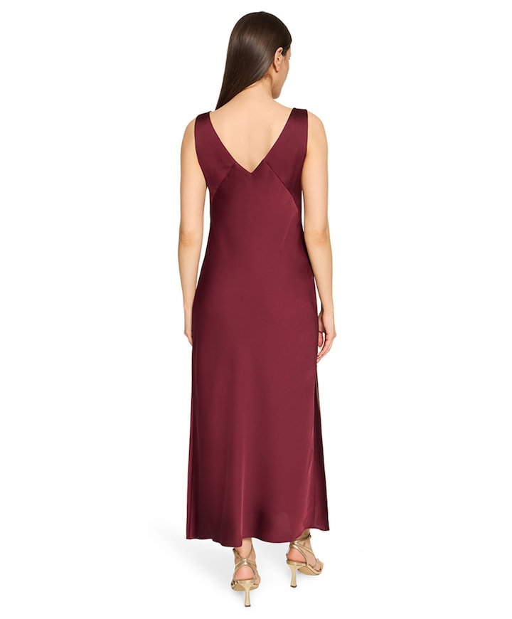 Dames jurk bordeaux