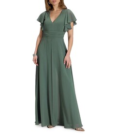 Chiffon jumpsuit groen