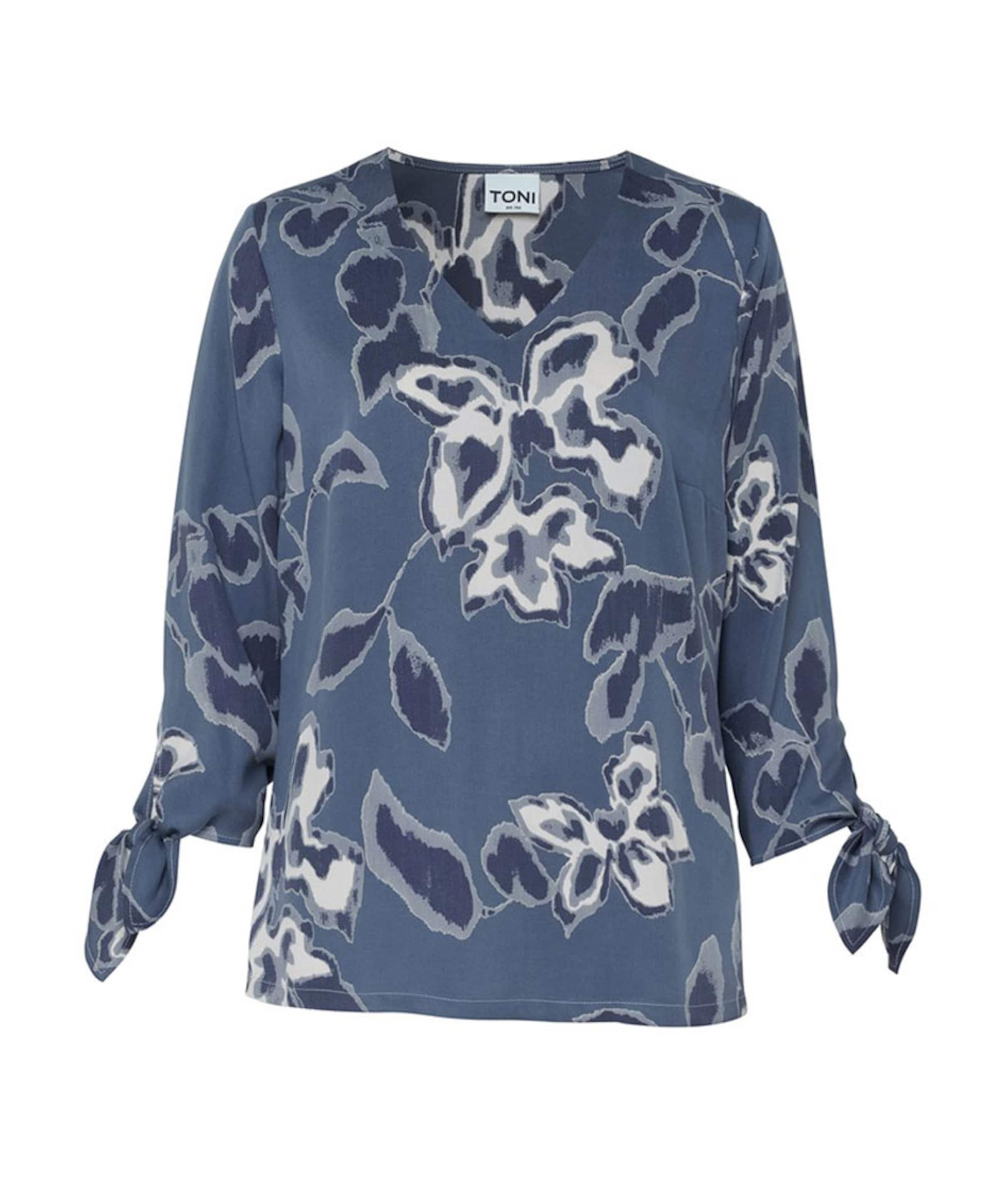 Dames blouse blauw
