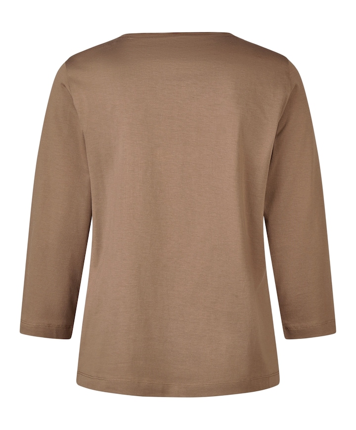 Dames longsleeve bruin