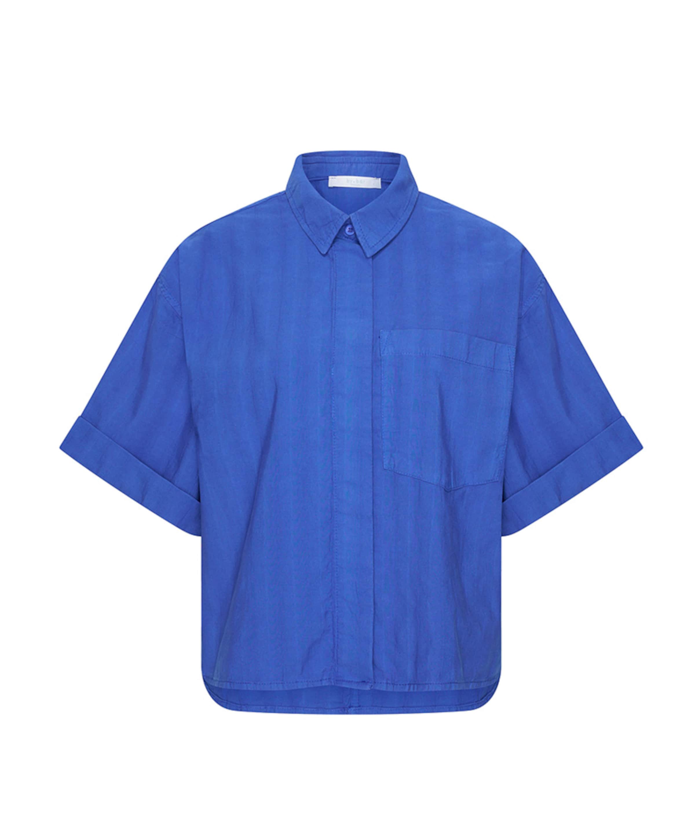 Dames blouse blauw