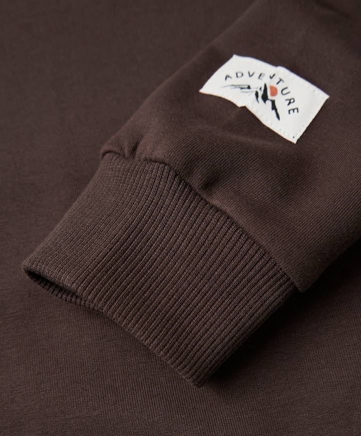 Meisjes sweater bruin