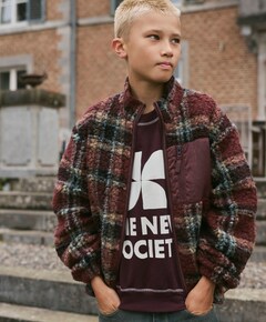 Jongens jas multicolor