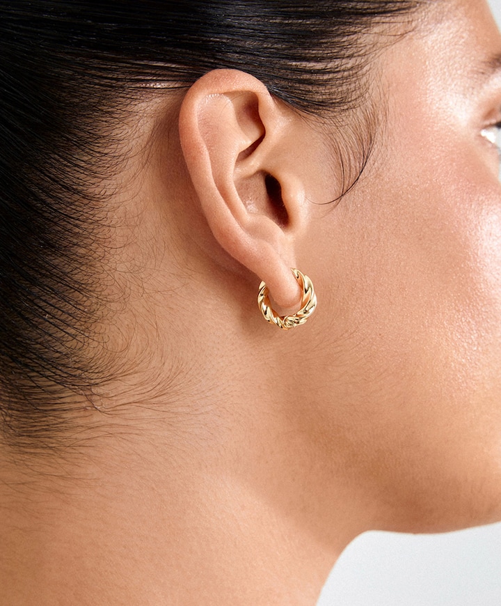 Dames oorbellen goud