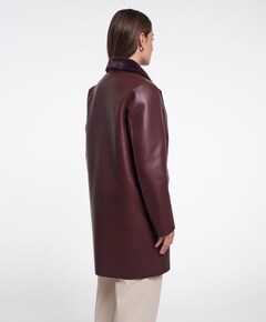 Dames jas reversible bordeaux