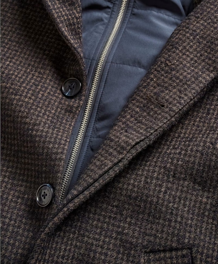 Heren jas blauw