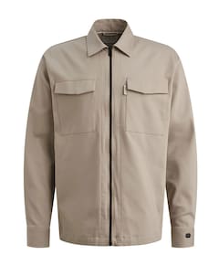 Heren overshirt grijs