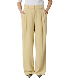 NilanCC Pleat LL dames broek geel