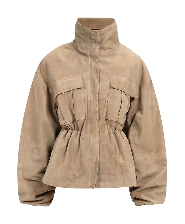 Dames jas beige