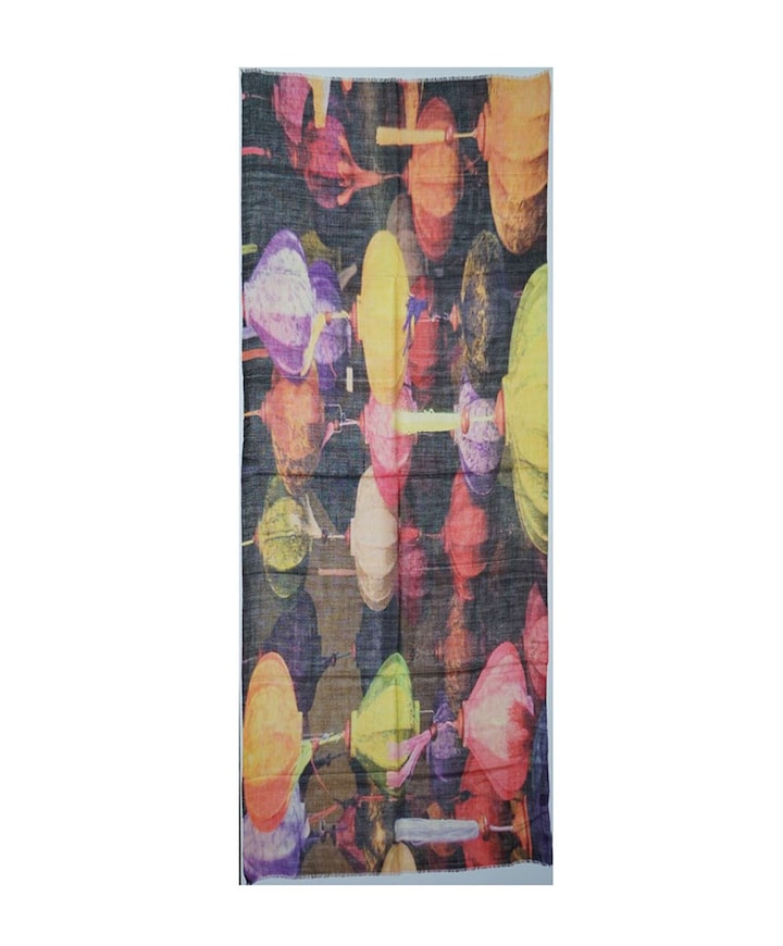 Dames sjaal multicolor