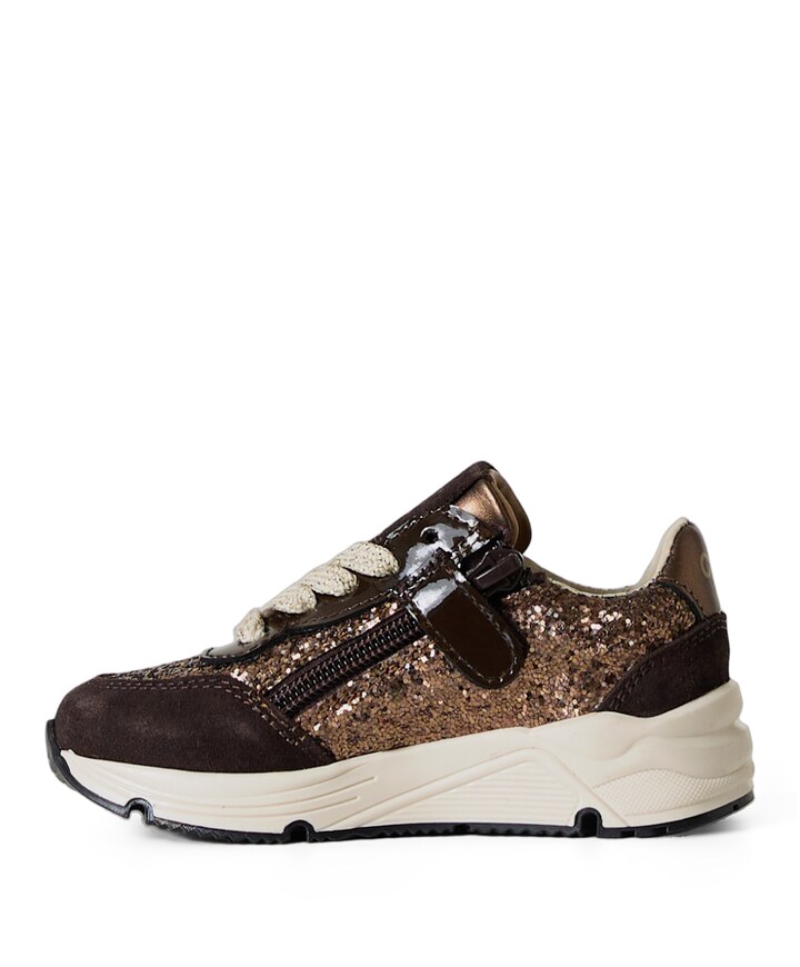 meisjes sneakers bruin