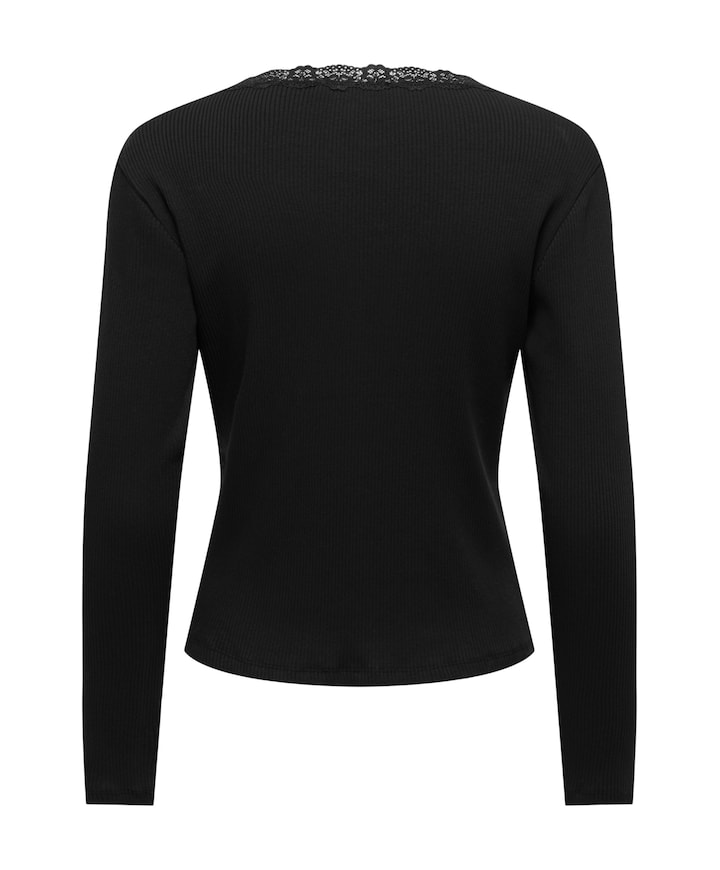 Dames longsleeve zwart