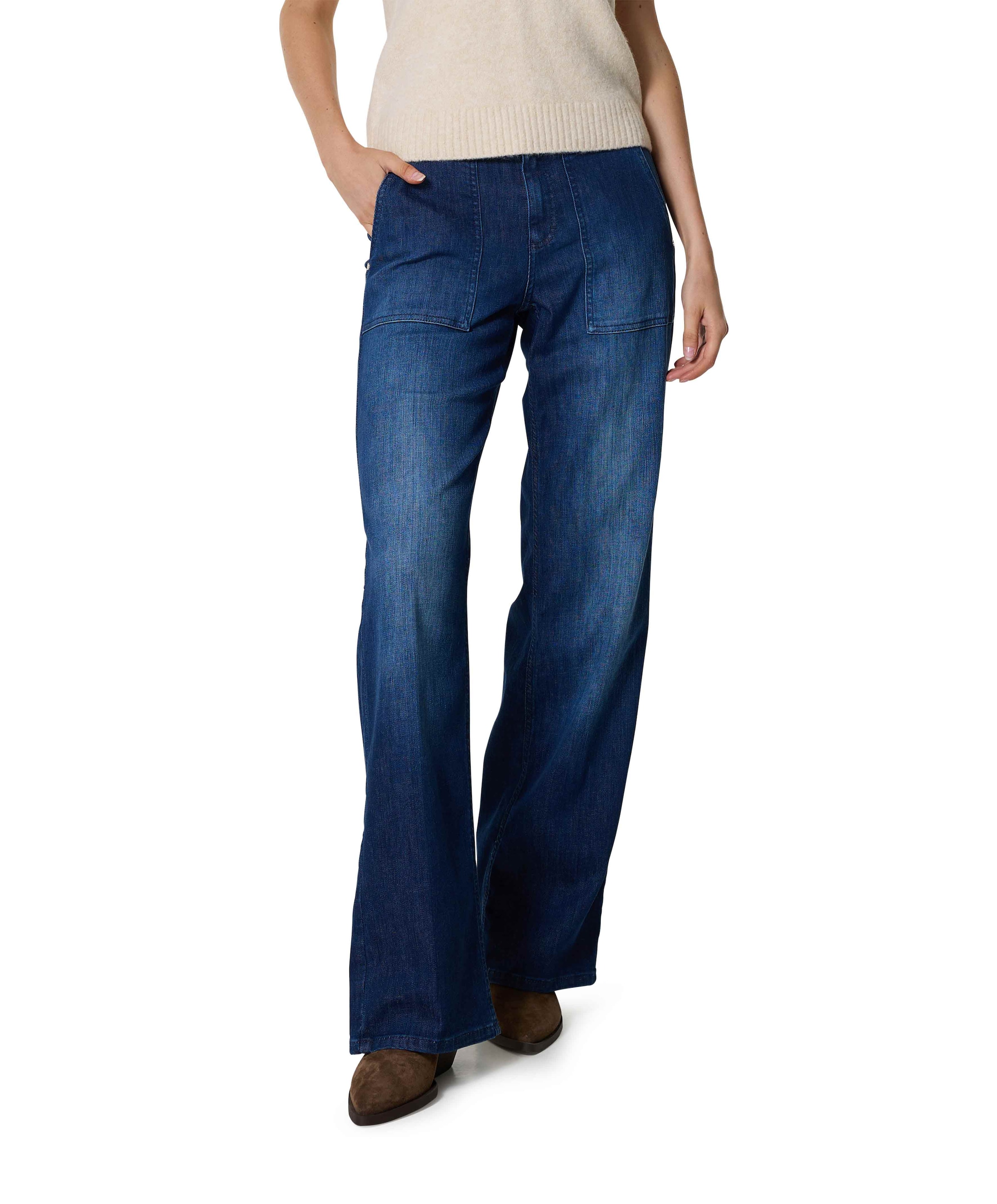 LIZ WORKER dames jeans blauw