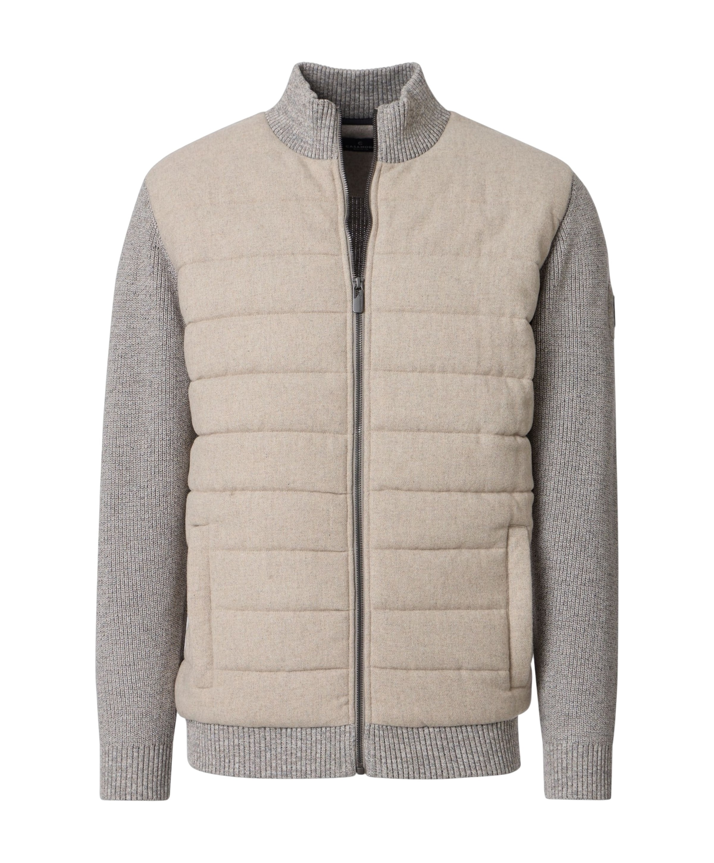 Heren vest beige