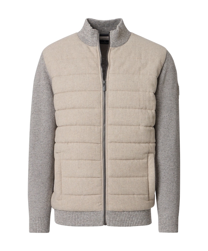 Heren vest beige