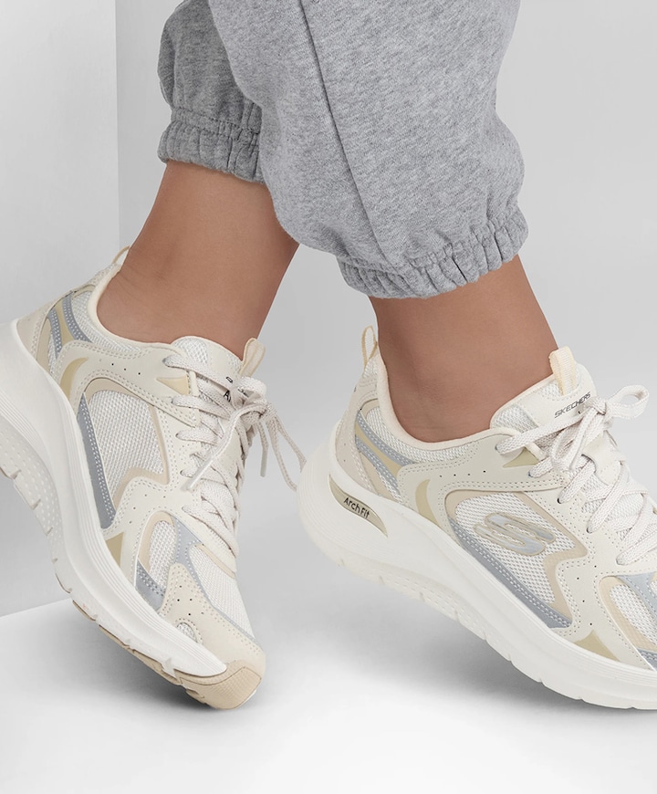 ARCHFIT2.0-VINTAGELUXE dames sneakers beige