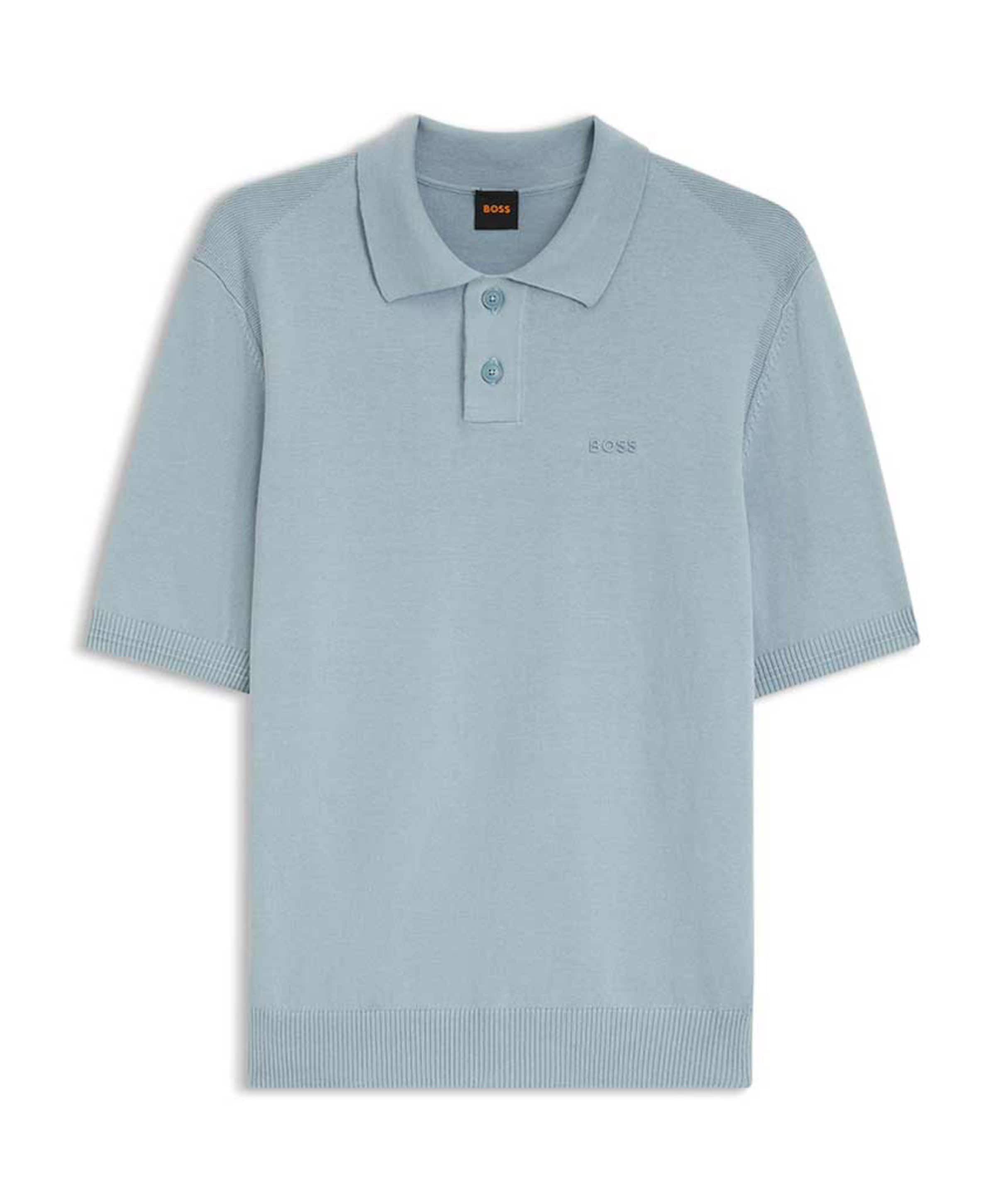 Heren polo blauw