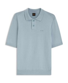 Heren polo blauw