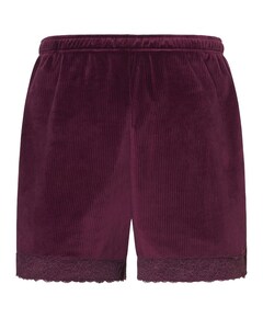 Dames pyjamashorts bordeaux