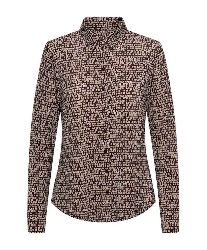 Blouse bruin
