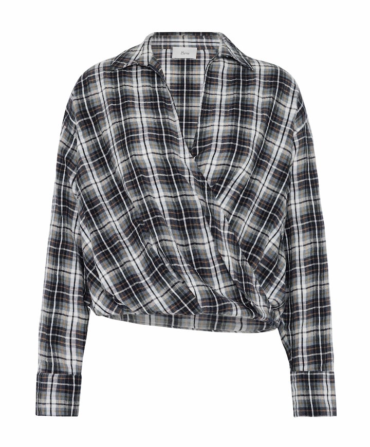 Dames blouse blauw