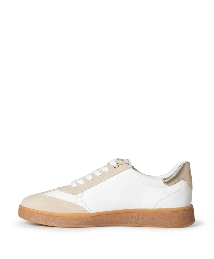 Women Lace-up dames sneakers wit