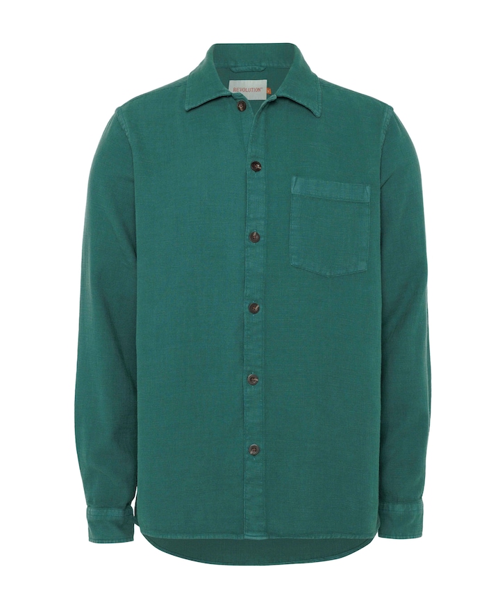 Heren overshirt groen
