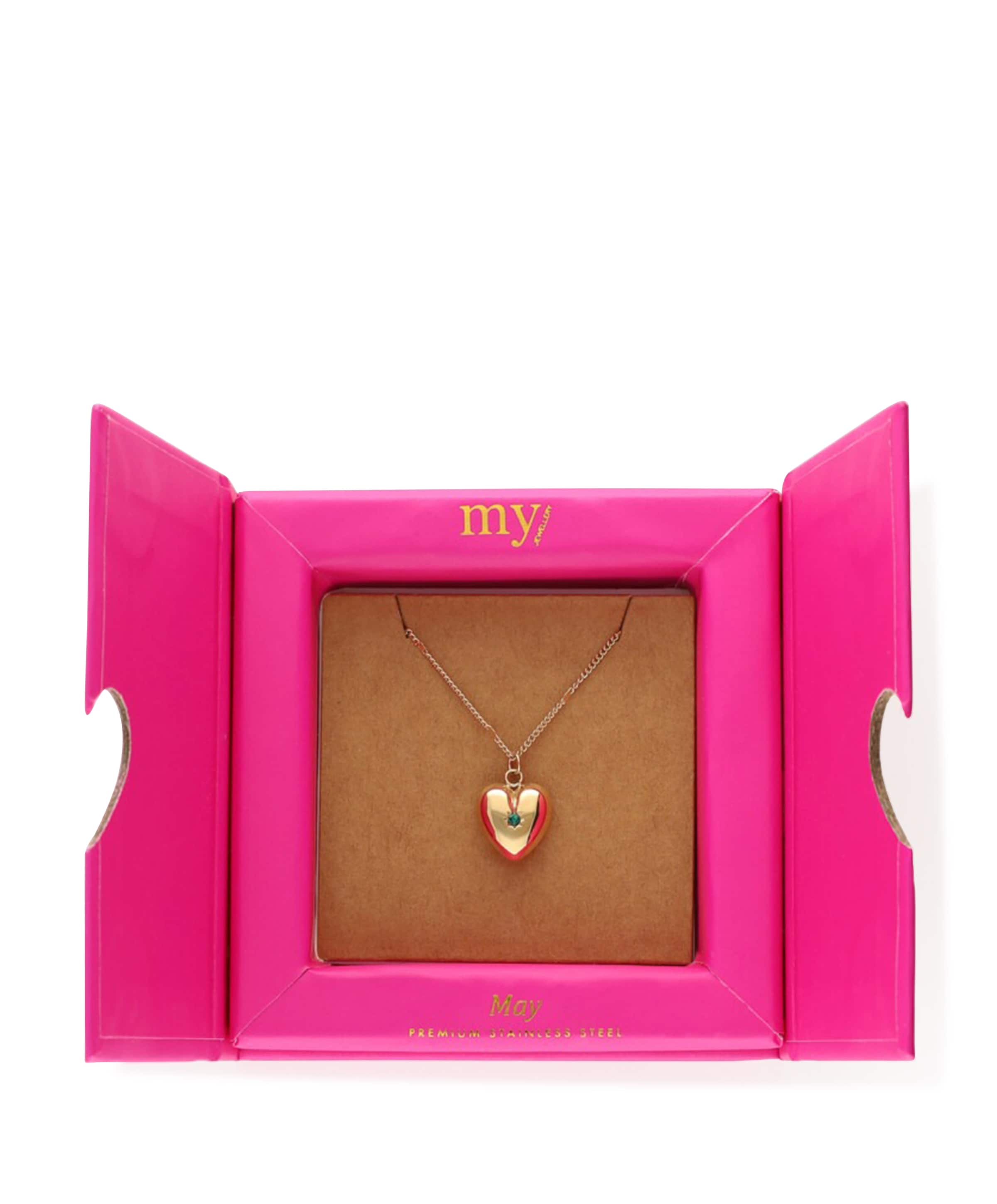 Dames ketting mei goud