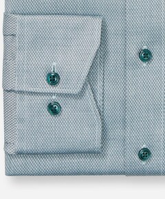 Heren overhemd lange mouw groen