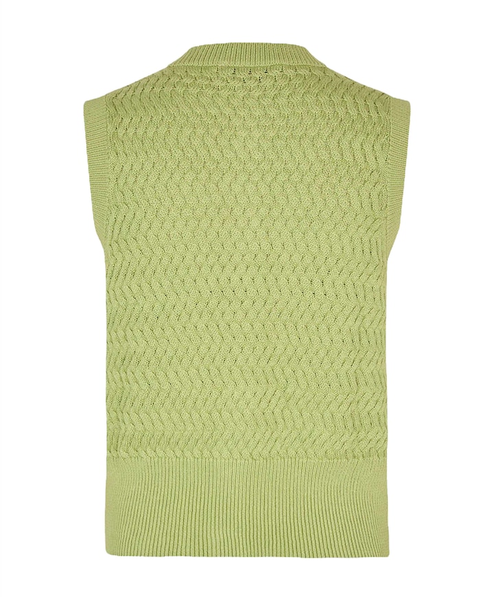 Dames gilet groen