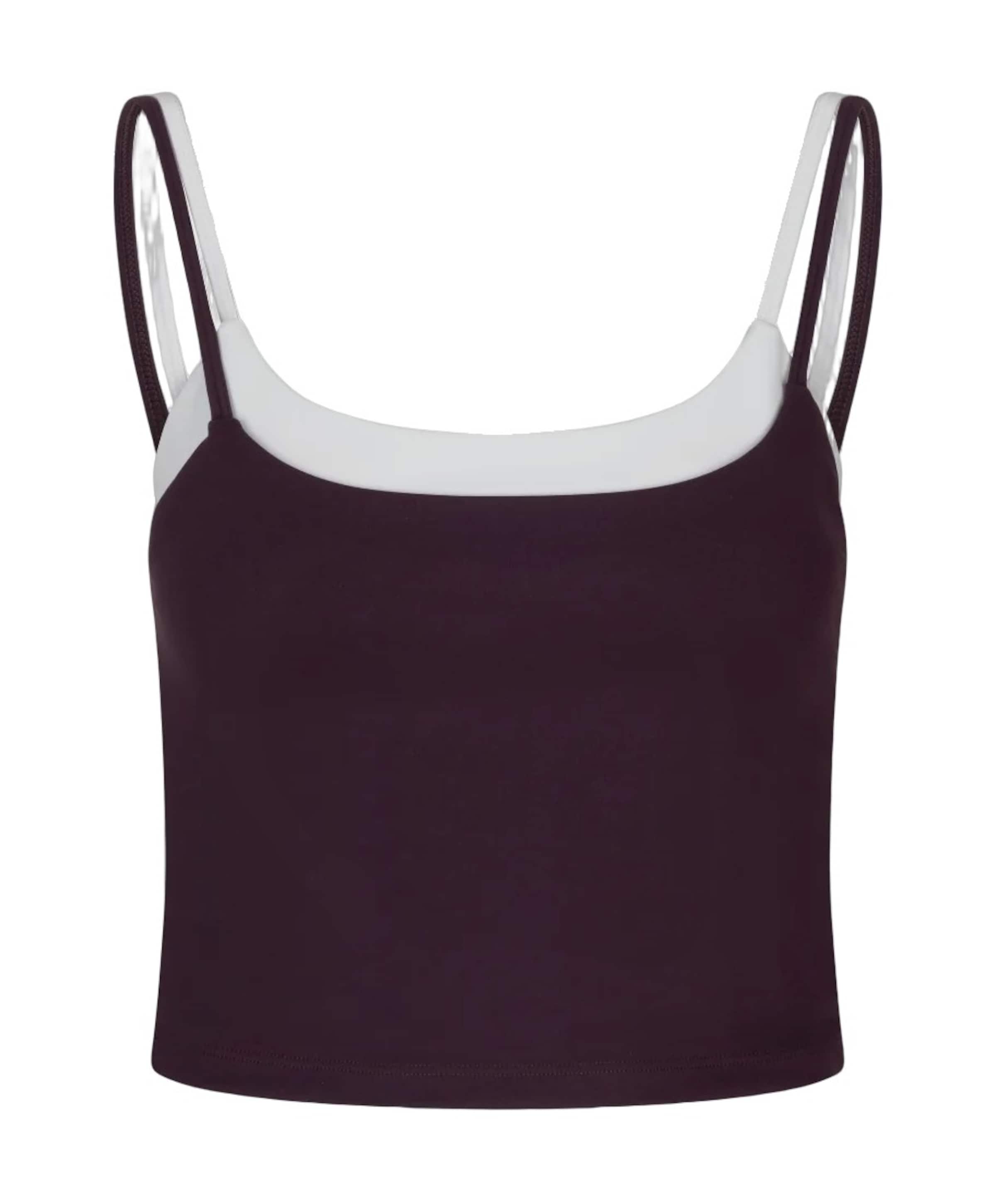 Dames singlet bordeaux