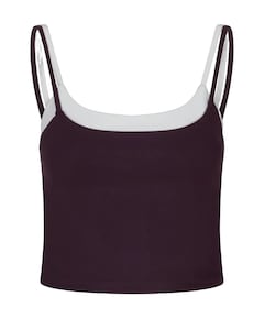 Dames singlet bordeaux