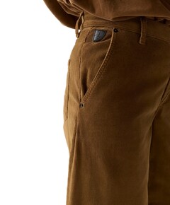 New Marlene 8104 Shiny Cord dames broek bruin
