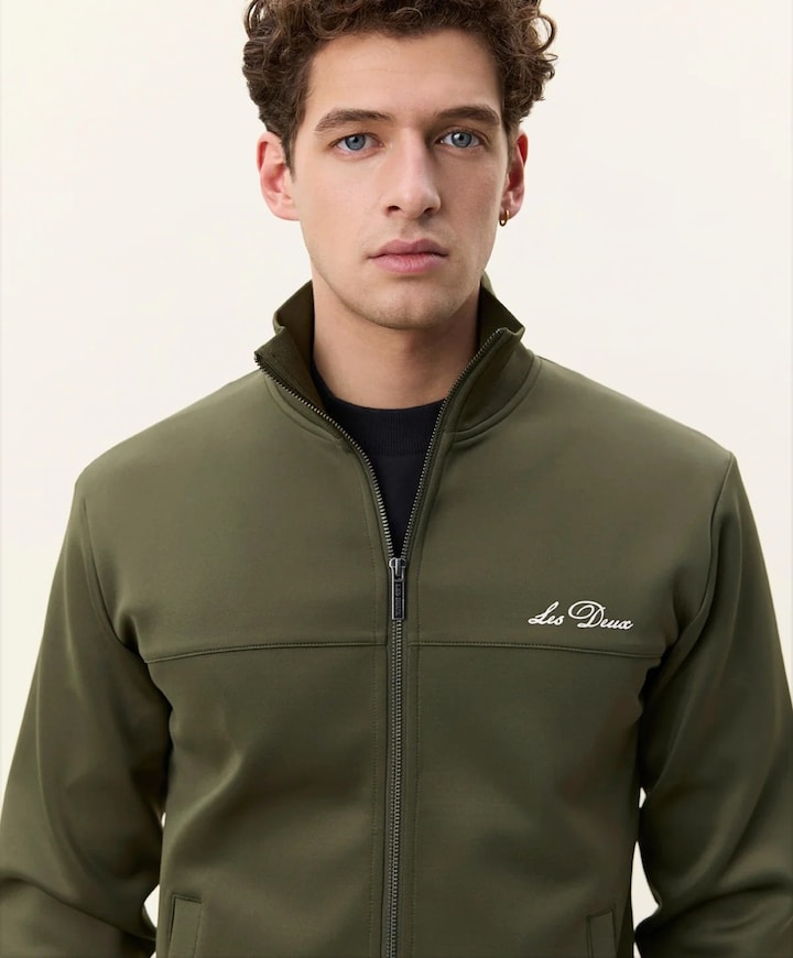 Heren vest groen