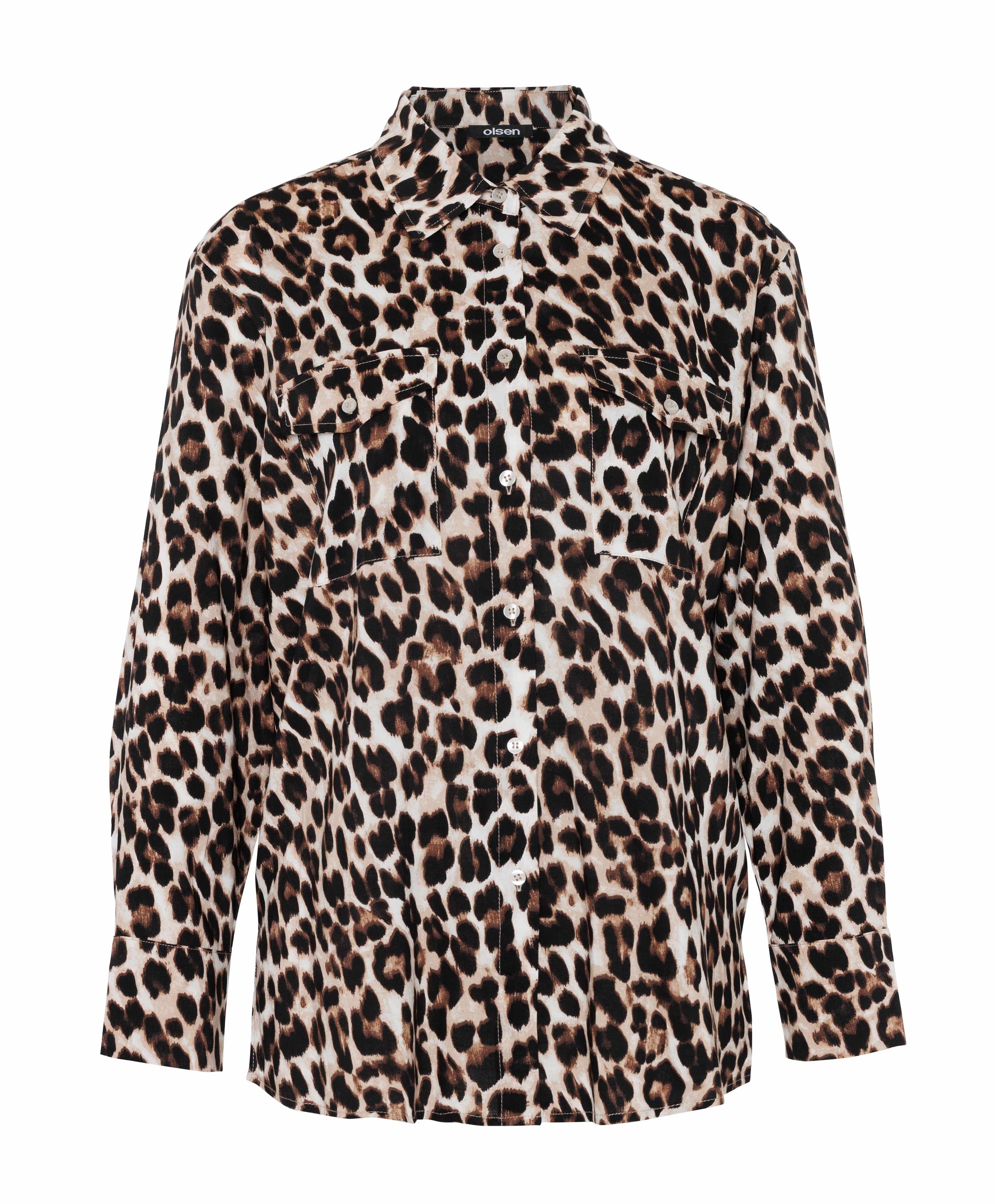 Dames blouse bruin