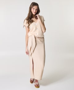 Dames rok beige