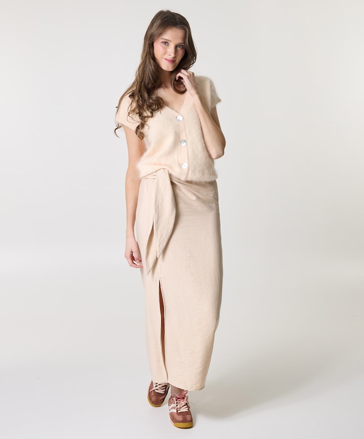 Dames rok beige