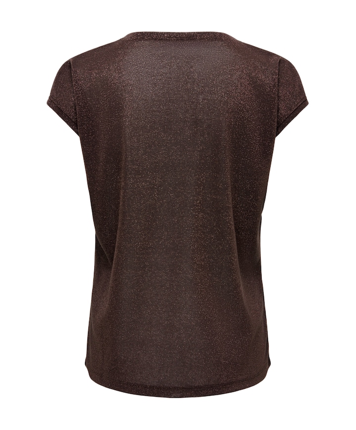 Dames top bruin