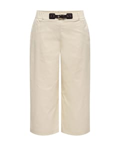 CARANNY HW BELT LONG CULOTTE PNT dames broek beige