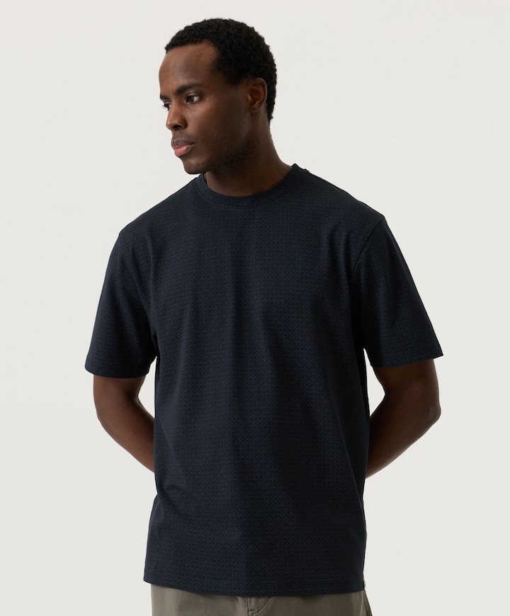 Heren T-shirt blauw