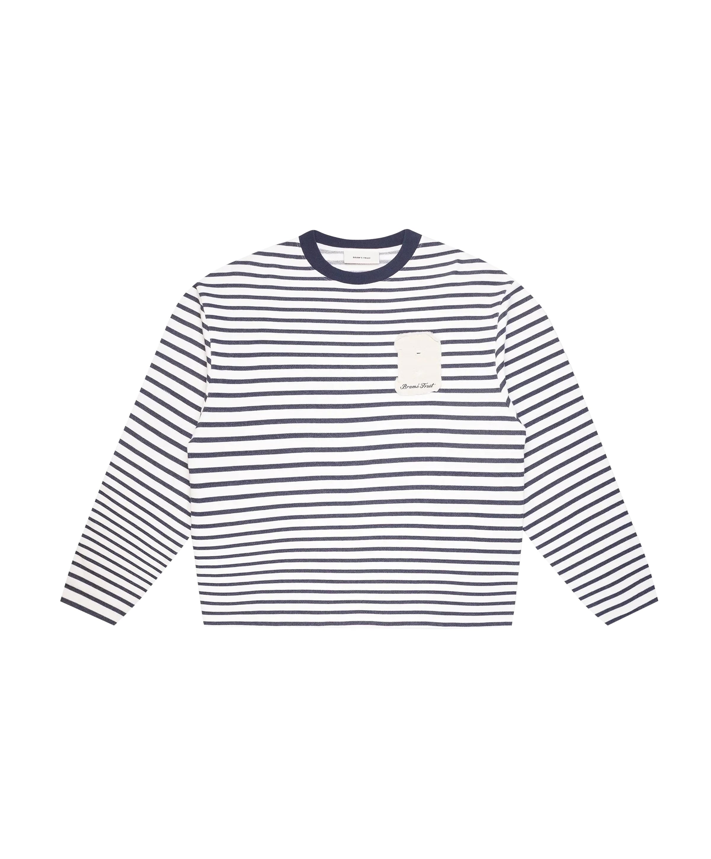 Heren longsleeve blauw