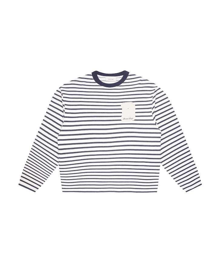 Heren longsleeve blauw