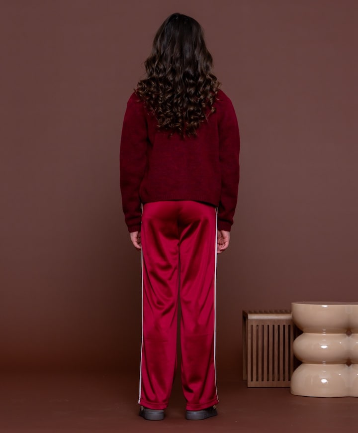 meisjes broek bordeaux