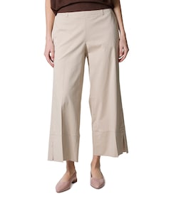 Cotton stretch dames broek beige